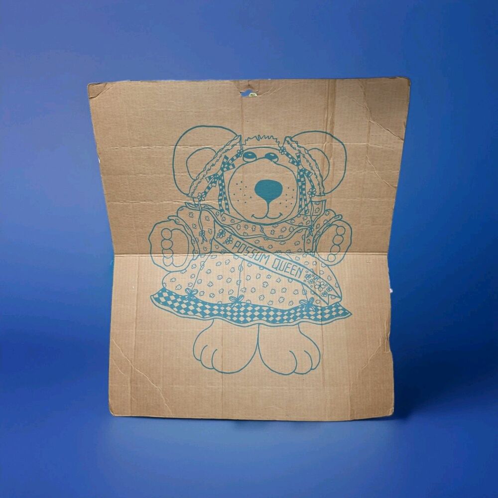 1986 Wendy's FURSKINS Bears Clothes POSSUM QUEEN DRESS Fits 19"-24" Outfit